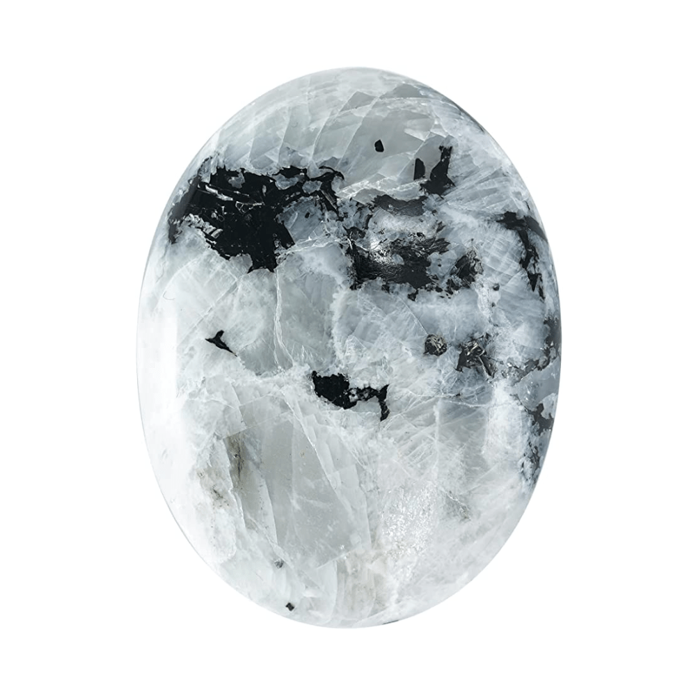 Rainbow Moonstone Palm Stone image 0