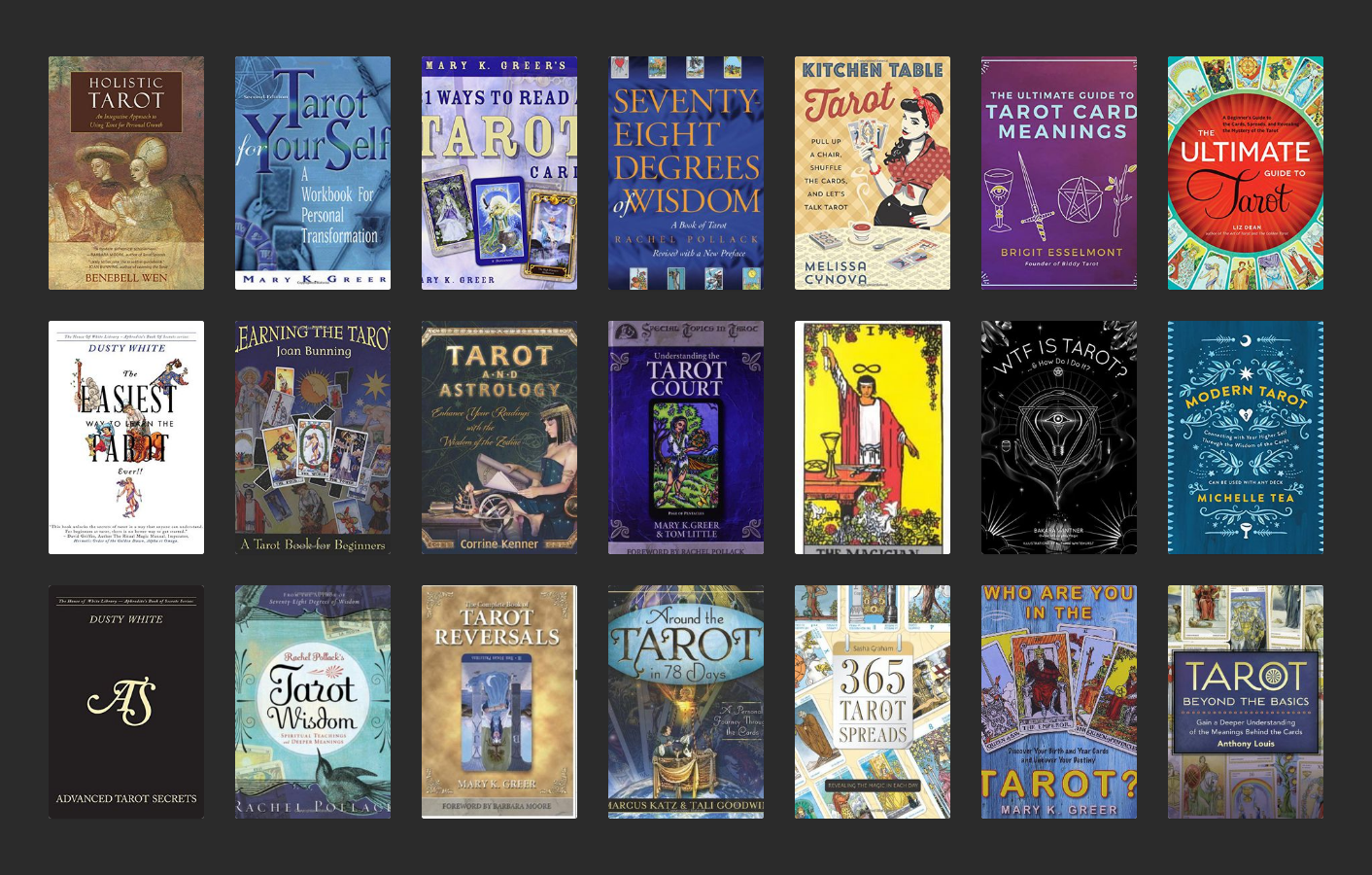 Tarot & Oracle Books