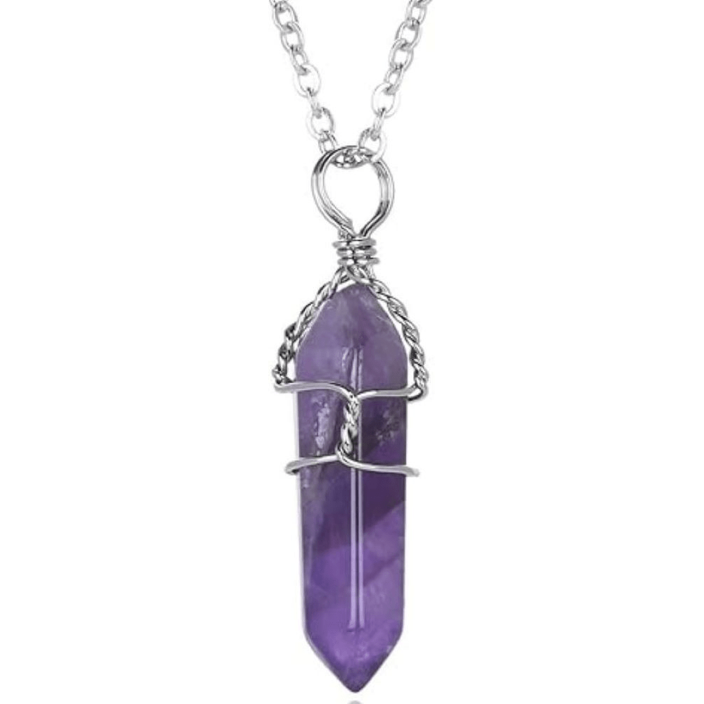 Fluorite On Silver Chain image 0
