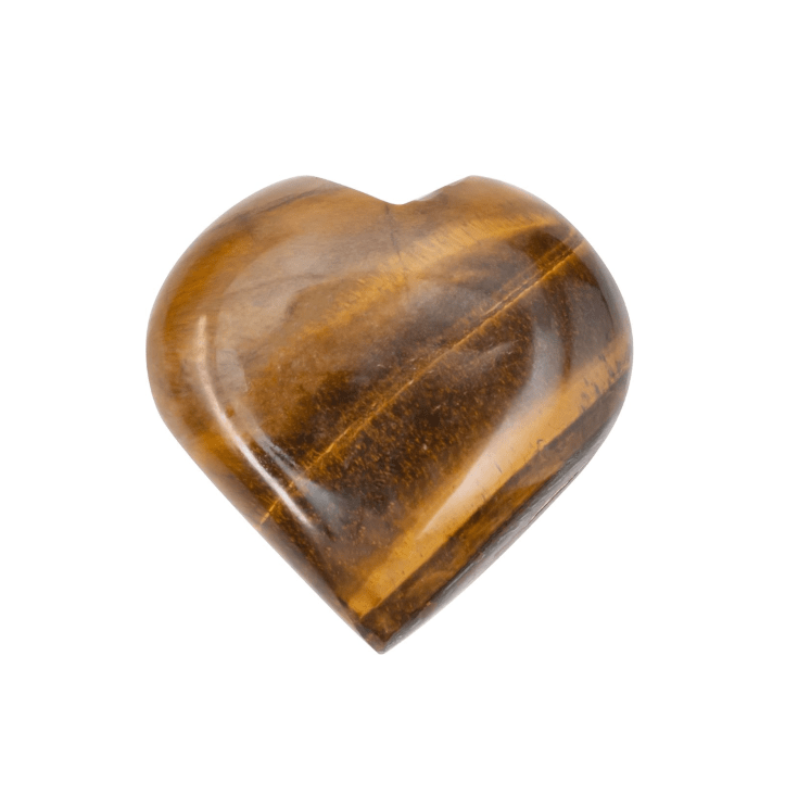 Gold Tiger Eye Heart image 0