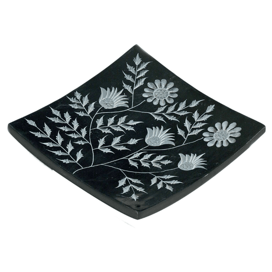 Botanical Square Incense Holder image 0