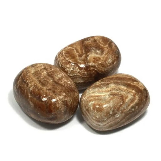 Brown Aragonite Earth's Stabilizer Stone image 0