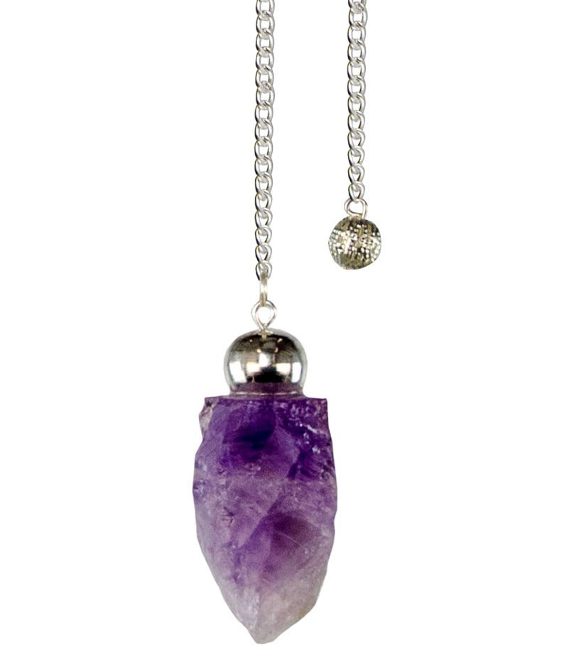 Raw Amethyst Pendulum image 0