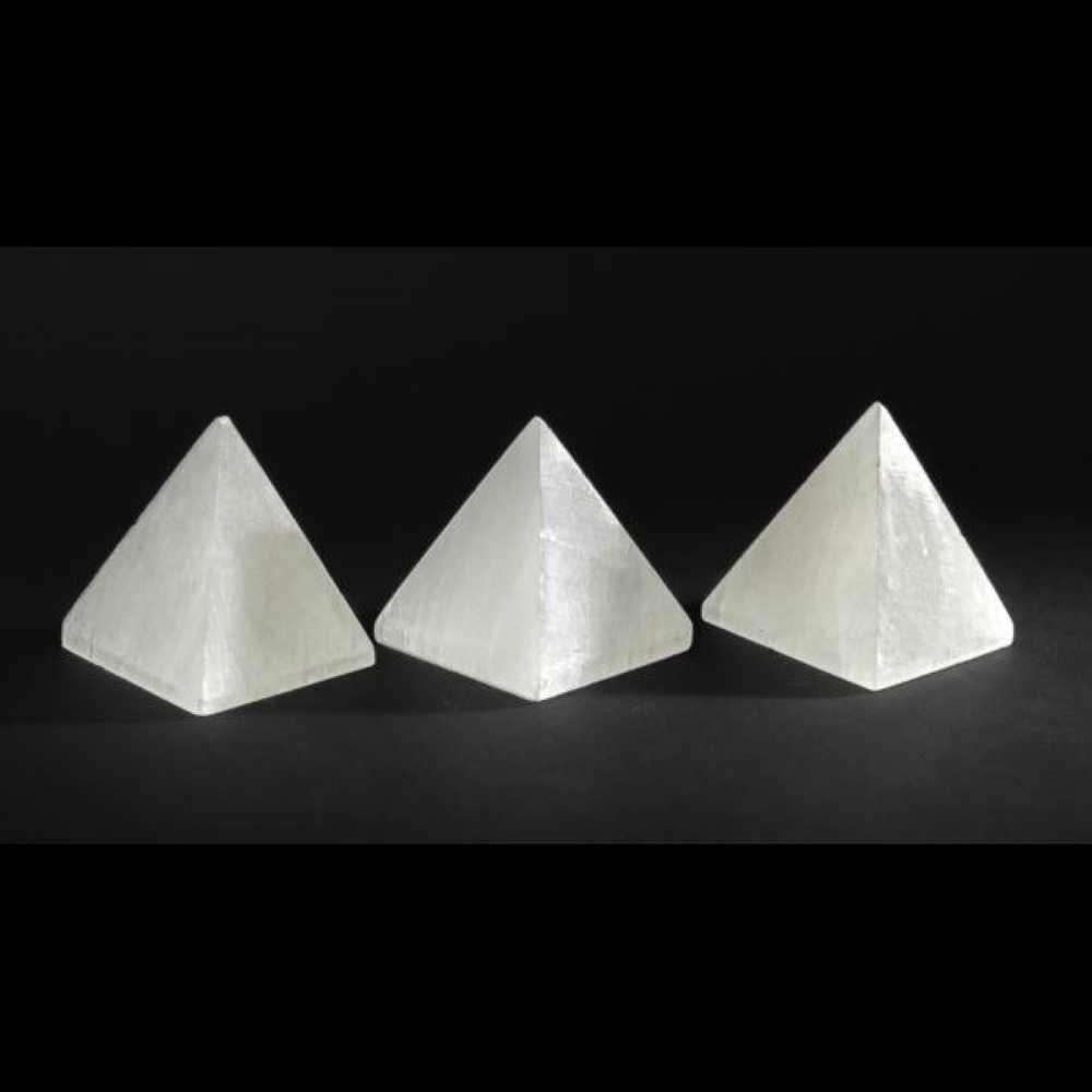 Selenite Pyramid - Aura Cleanser Stone