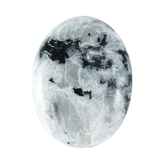 Rainbow Moonstone Palm Stone image 0
