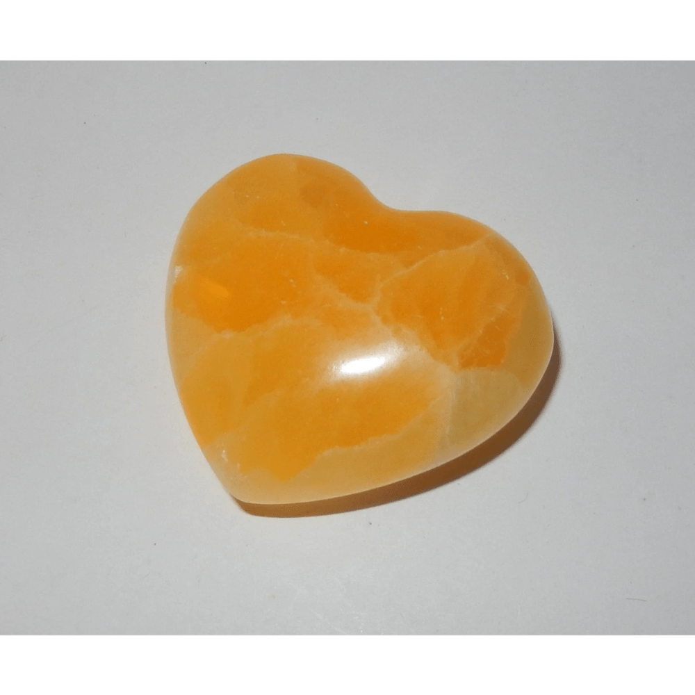 Orange Calcite Heart image 0
