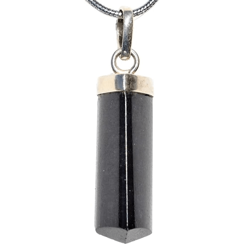 Black Tourmaline Drop Necklace image 0