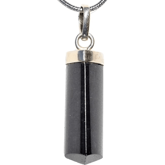 Black Tourmaline Drop Necklace image 0