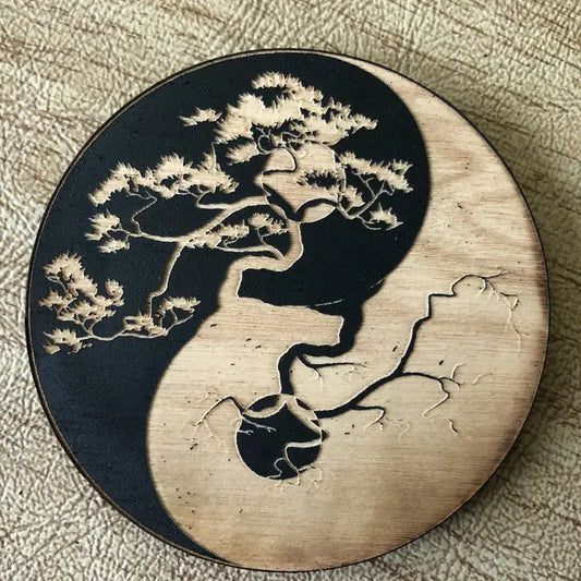 Yin Yang Tree of Life Magnet image 0