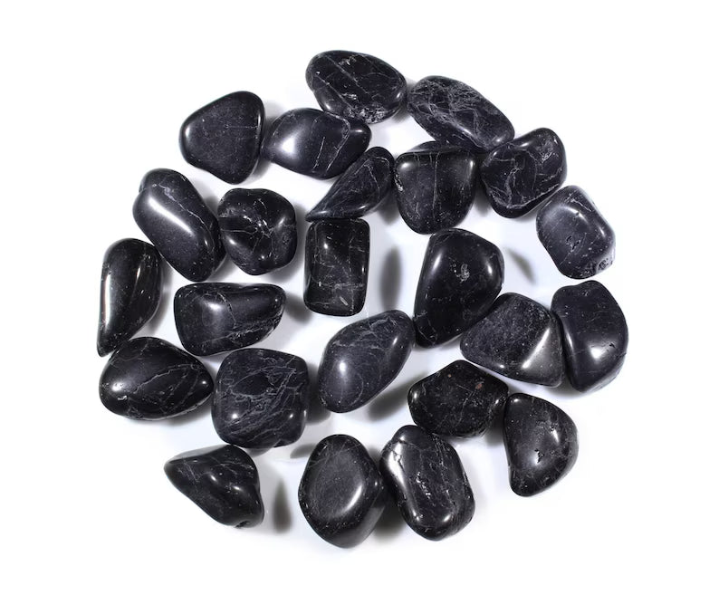 Black Tourmaline Energy Shield Stone image 1