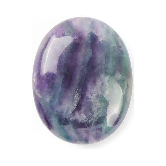 Rainbow Fluorite Palm Stone image 0