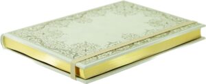 Gilded Ivory Journal lying down