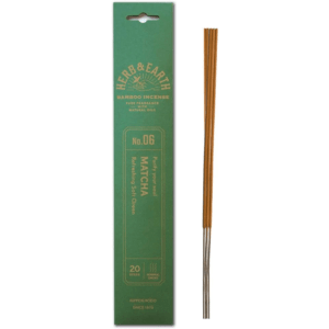 Matcha Herb & Earth Incense Sticks