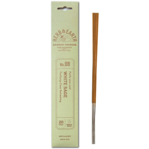 White Sage Herb & Earth Incense Sticks