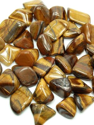 Gold Tiger Eye Tumble Stones